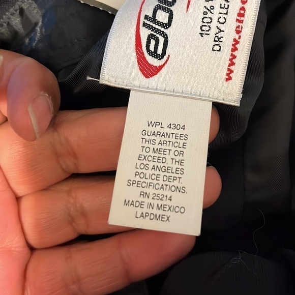 LAPD Long Sleeve 100% Wool Shirt 16-35.  Like new without tags. - Picture 10 of 10